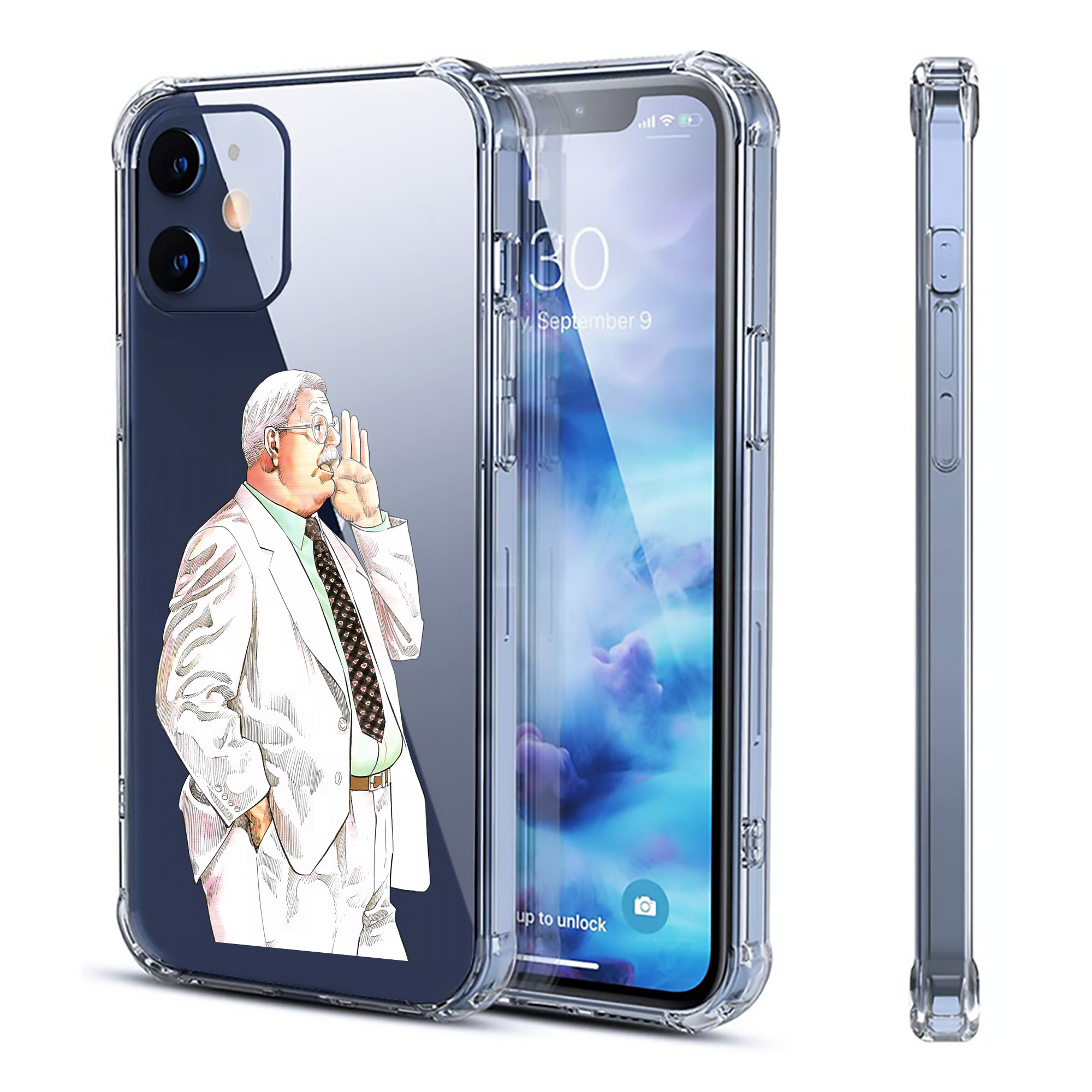 （画像用） SLAM DUNK／スラムダンク 【iPhone 12シリーズ対応】透明スマホケース（クリアソフトケース）
